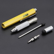 Professional 6in1 Touchscreen Stylus Pen Tool with Level Ruler and Ballpoint USA