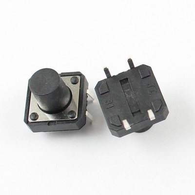 10Pcs Momentary Tactile Tact Push Button Switch 4 Pin DIP 12x12x10mm