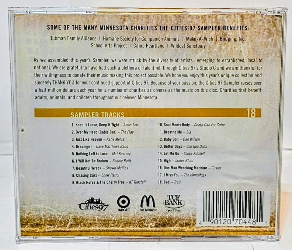 Cities 97 Sampler Vol. 18 - Various Artists  2006  CD  NICE ! Foto 2 de 4