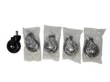 RidRed OCW-002 Office Chair Rubber Casters Wheels Universal Fit 3" 1 INSTALLED