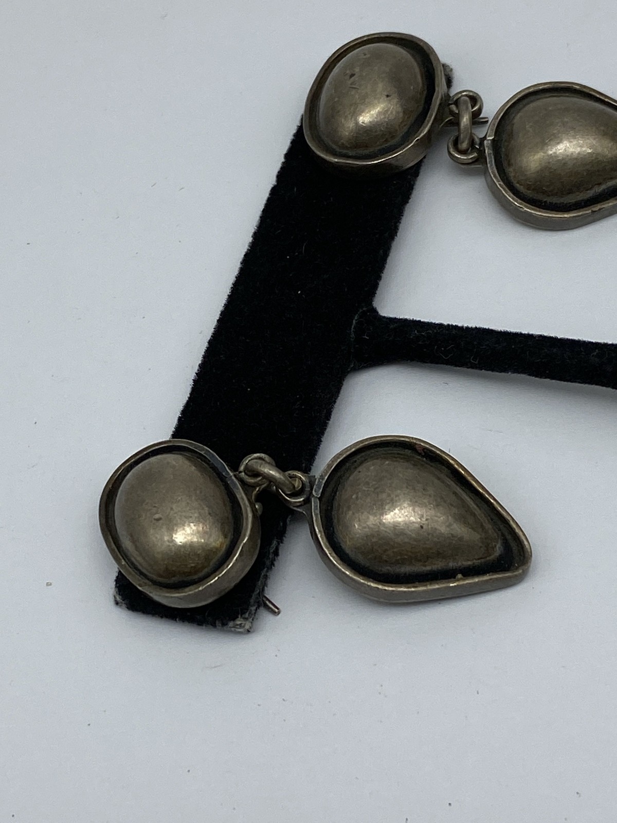 Sterling Silver Modernist Dangle Post Earring 15.… - image 4