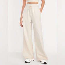 NEW! Old Navy Howlite Extra High-Waisted Dynamic Fleece Wide-Leg Sweatpants 