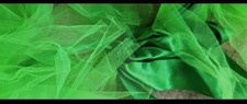 Green Tulle Tutu Skirt Costume with Shamrock Clover Applique