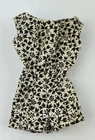 Vintage Barbie Doll Black and White Floral Playsuit 1960s Mattel, Nice