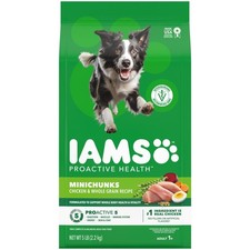 IAMS Proactive Health Adult Minichunks Dry Dog Food 5 Pound Pack of 1