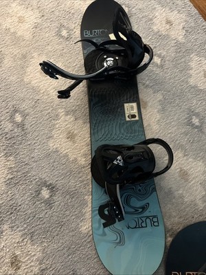 Burton Progression Snowboards LTR 110 Blue And Black Cool Design Slightly Used