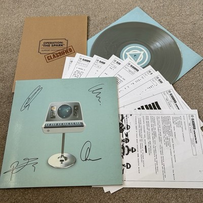 Enter Shikari   The Spark Vinyl Record SIGNED / SILVER 2017