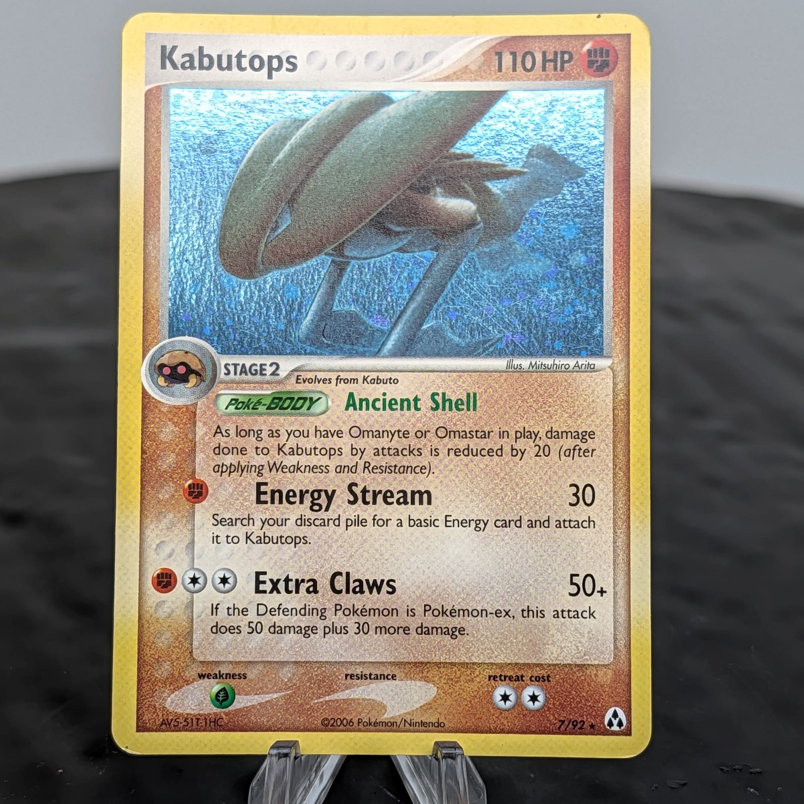 Pokemon Kabutops EX Legend Maker 7/92 Holo Rare TCG Card 110HP NM 2006 ✨