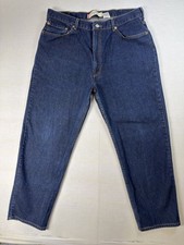 Levis 550 Jeans Mens 40x30 Dark Blue Wash Denim Relaxed Fit Straight Leg Jeans