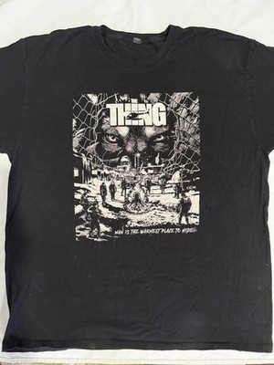 Rare double-sided print T-shirt featuring John Carpenter's horror The Thing XXG
