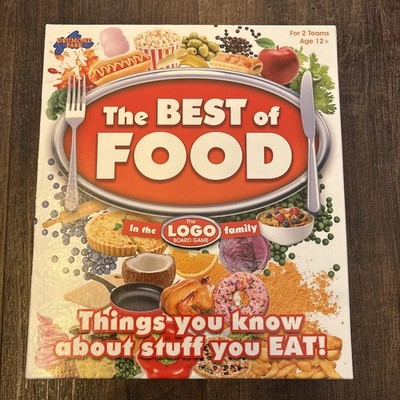 The Best of Food Logo Quiz Familie Brettspiel nur einmal gespielt 