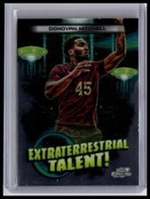 2023-24 Topps Chrome Cosmic #ET-4 Donovan Mitchell Extraterrestrial Talent
