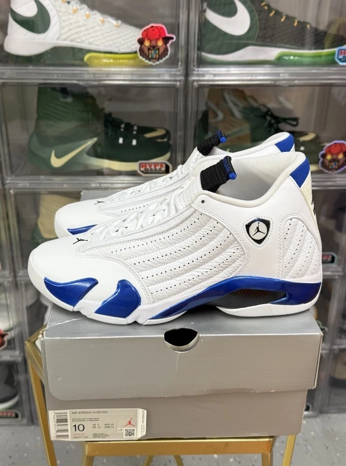Talla 10 - Air Jordan 14 Retro Hyper Royal Nuevo DS Foto 3 de 4