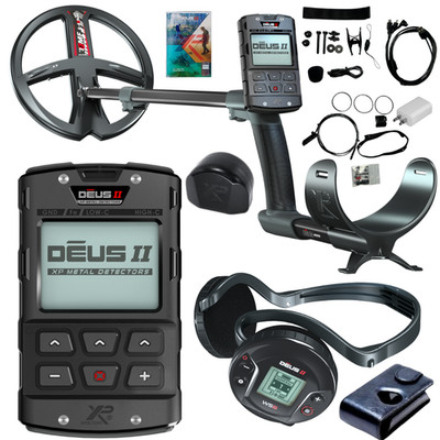 XP Deus II Metal Detector with 9'' Coil, Remote, and WS6 (DEUS2-22FMFRCWS6EA)
