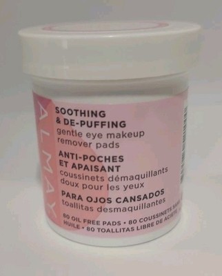 Almay Soothing & De Puffing Gentle Eye Makeup Remover Pads! NOS Sealed 80 ct