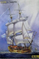 HLR-80895 Heller 1/150 LeSuperbe 3-Masted Sailing Ship