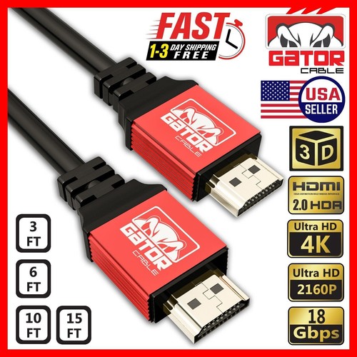 4K HDMI Cable 2.0 UHD Ultra High Speed 2160P HDR 60Hz 18Gbps Dolby HDCP HDTV HD - Picture 11 of 33