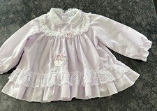 Cradle Togs girls vtge dress unsized 6-9 months Philippines lavender pin stripe