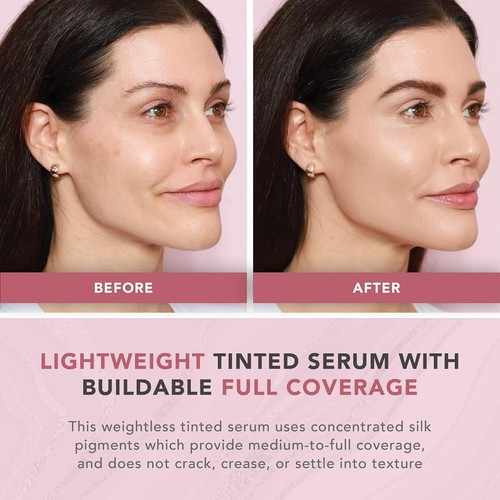 Doll 10 T.C.E Luminous Super Coverage Serum Makeup Foundation Tan/Deep, 1 Fl Oz - Picture 4 of 5
