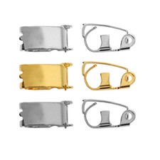 Brass Clasps Connectors 9mm, 11mm Sizes Jewelry Making Findings