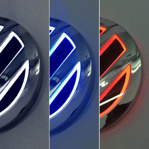 Frente/Trasero Decorativo LED Luz Blanca Auto Adhesivo 11CM Nombre Para Cc Bora - Picture 4 of 6