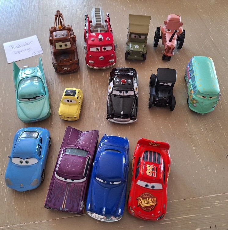Disney Pixar Cars Diecast Lot Of 13 Diecast Cars from Radiator Springs