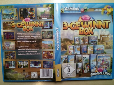 PC GAMES 15er BUNDLE : 3 GEWINNT - GaMons - WIN 10 - / Gratisversand