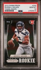 Russell Wilson 2012 Panini Prizm #230 Rookie RC Steelers Seahawks - PSA 10