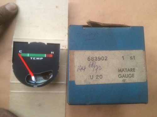 Vintage Volvo 140 144 142 145 164 Water temp Display Gauge NOS - Picture 2 of 3