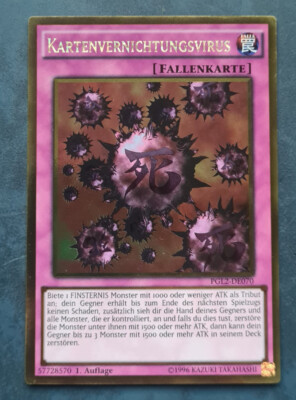 Yugioh, Kartenvernichtungsvirus, PGL2-DE070, 1.Auflage, Near Mint