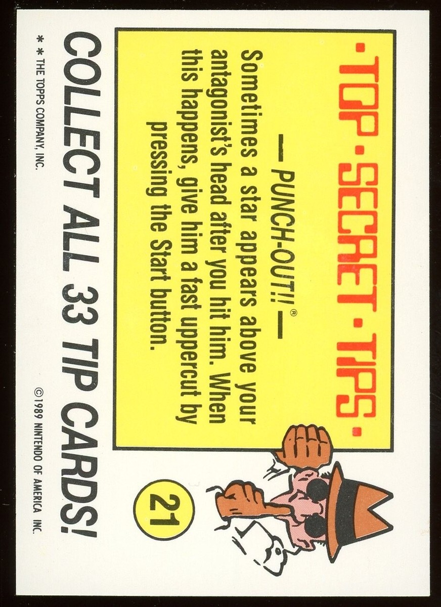 1989 Topps Nintendo Super Mario Madness Sticker Trading Card #21