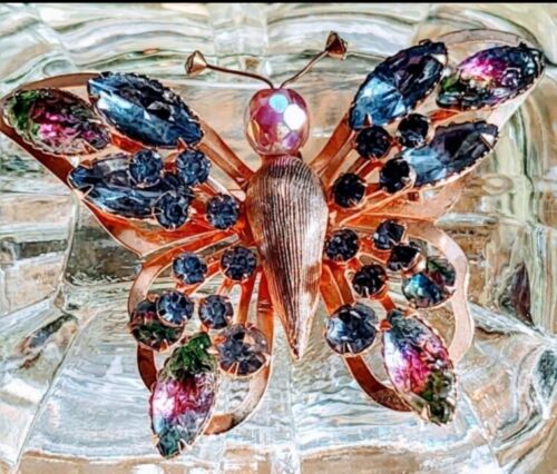 Vintage selini rhinestone brooch - Gem Vintage selini rhinestone brooch - Gem