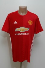 MANCHESTER UNITED 2016/2017 HOME FOOTBALL SHIRT JERSEY ADIDAS SIZE L ADULT