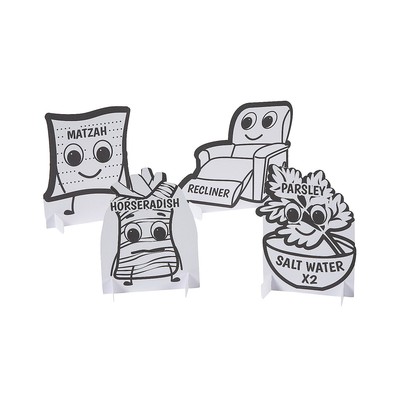 Color Your Own Passover Questions Activity, Birthday, Craft Kits, 48 Pieces