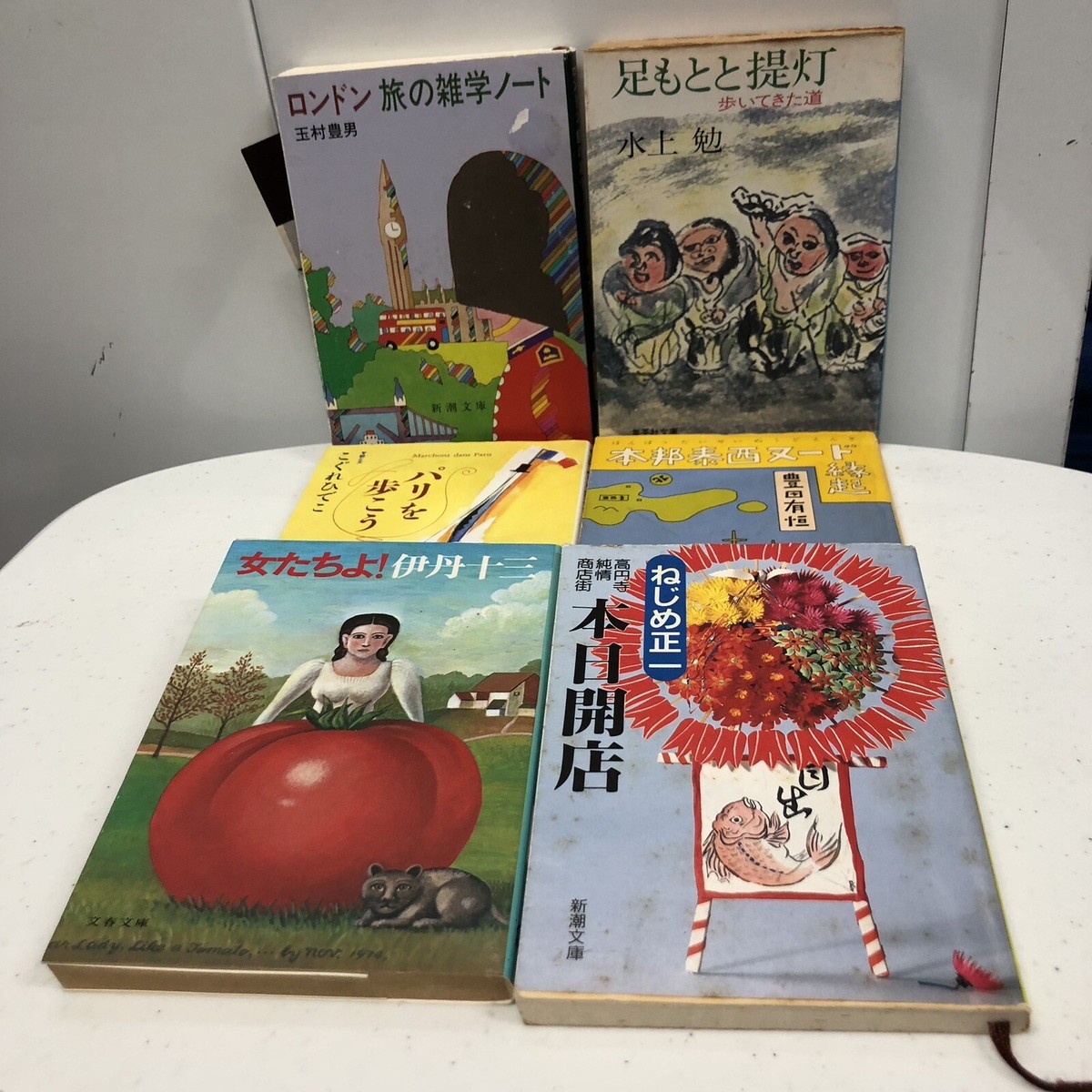 Japanese Novel Books Essay & Fiction Lot 6 Random Mixed
