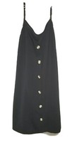 Black Dress with Buttons, New without tags - Medium 