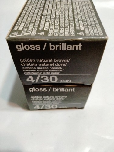 Lot of 2 TIGI 4/30 Golden Natural Brown Gloss Demi Permanent  - Picture 2 of 2