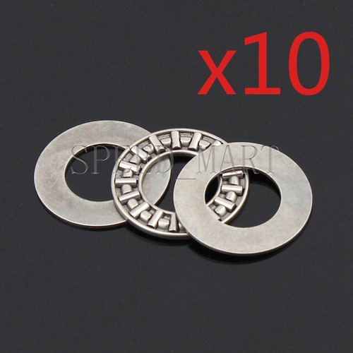 Cuscinetto a rullo ad ago di spinta 10 pz NTA815 1/2"" con due rondelle 12,7 x 23,8 - Foto 2 di 5