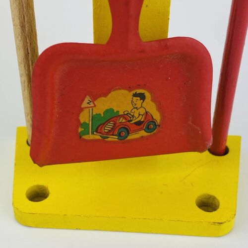BODO Hennig Puppenstube Vintage Deutsches Reinigungsset Kartenbürste RAR 40er/50er - Bild 3 von 8
