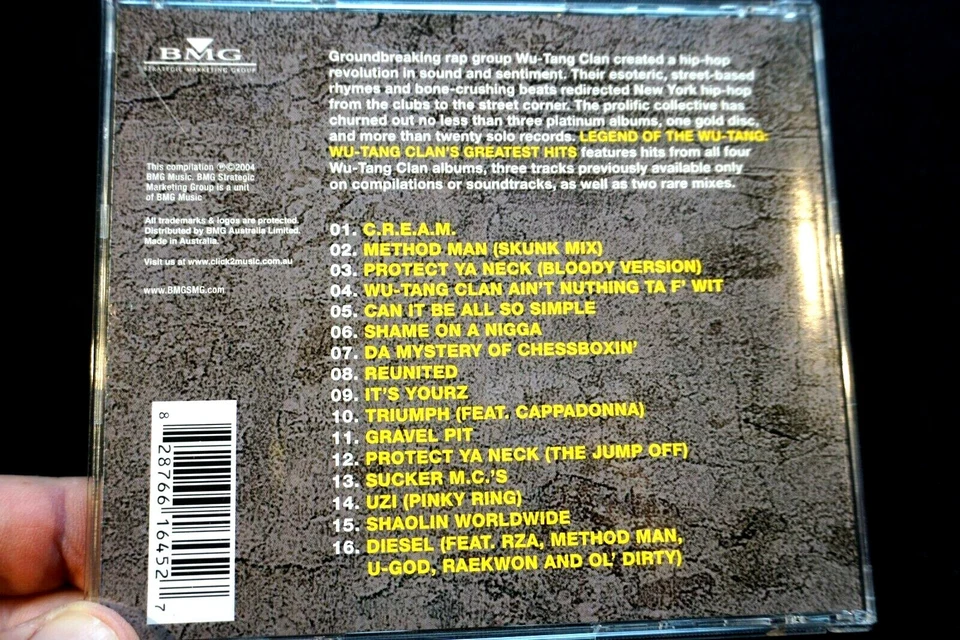 Legend Of The Wu-Tang - Wu-Tang Clan's Greatest Hits  - CD, VG - Image 2 of 2