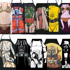 Apron Smock Star Wars Funny Dinner Sexy Cooking Pinafore