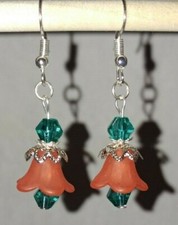Festive Holiday Red Bell Earrings C29