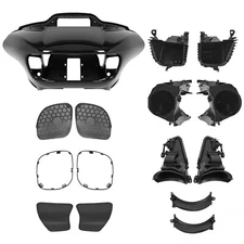 Front Inner Outer Fairing Speaker Glove Box Air Duct For Harley Road Glide 15-24