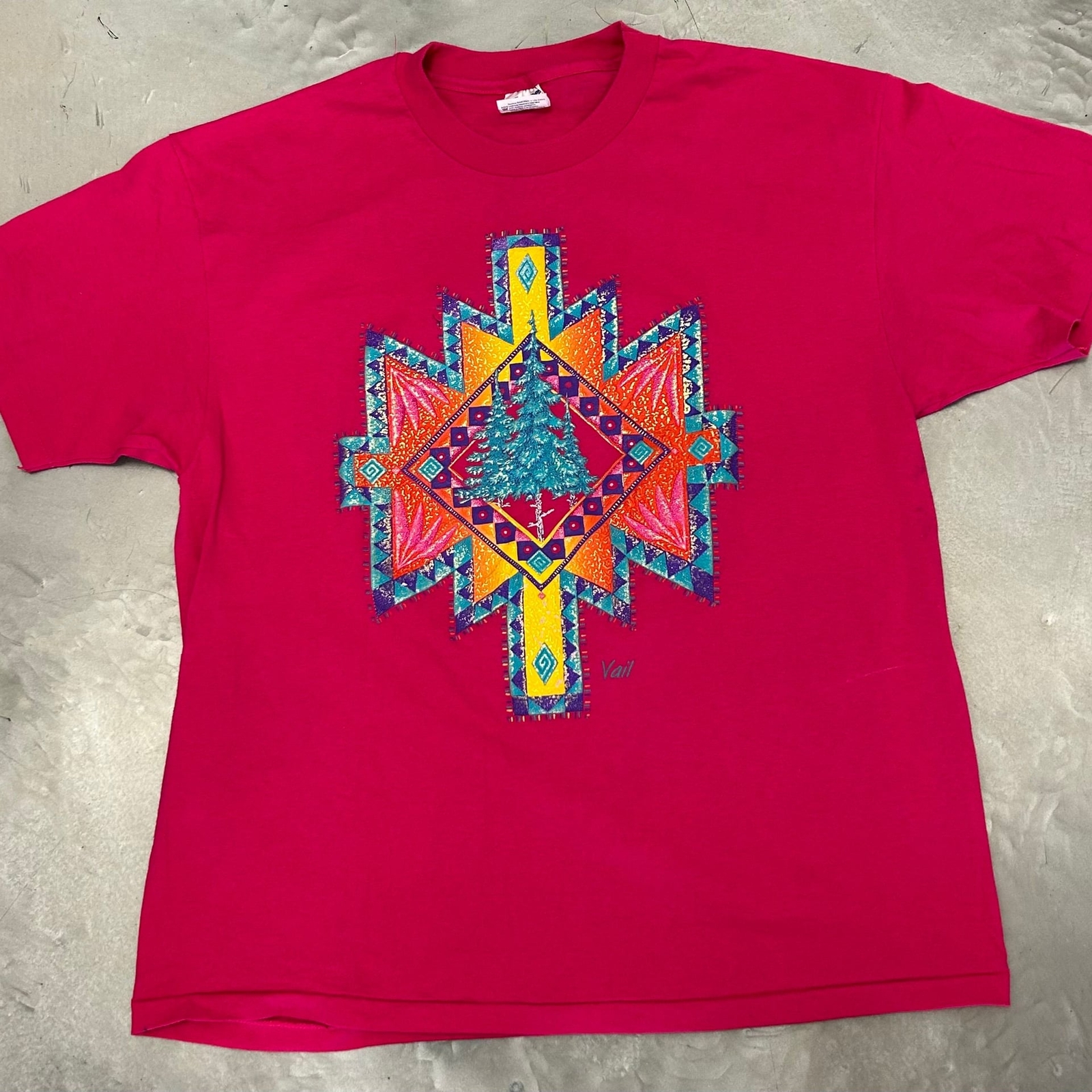 ALTRA Camicia vintage uomo grande Nathan Richards South West Colorado anni 90