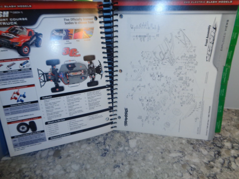 TRAXXAS DEALER CATALOG / SERVICE MANUAL 9TH EDITION ELECTRIC CARS - Image 3 of 3