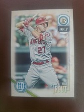 2018 Topps Gypsy Queen Mike Trout SP Bazooka Back  SHARP AND RARE