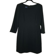 SHIN Choi Coleridge Black Dress 3/4 sleeve Mini, size 8 little black dress lbd