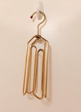 Neck Tie Hanger - Brass Vintage, Neck Ties Holder