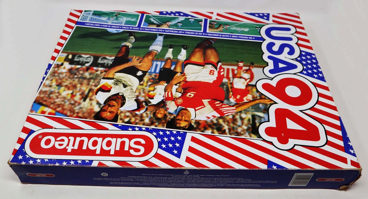 VINTAGE SUBBUTEO THE FOOTBALL GAME USA 94 EDITION TABLE VINTAGE SUBBUTEO THE FOOTBALL GAME USA 94 EDITION TABLE