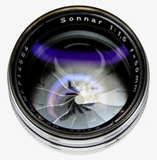 Contax Rangefinder RF Zeiss-Opton 50mm f1.5 Sonnar T*  #714564